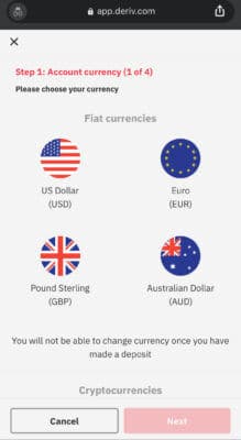 select-currency-in-deriv-real-account-registration
